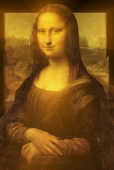 Holographic Mona Lisa