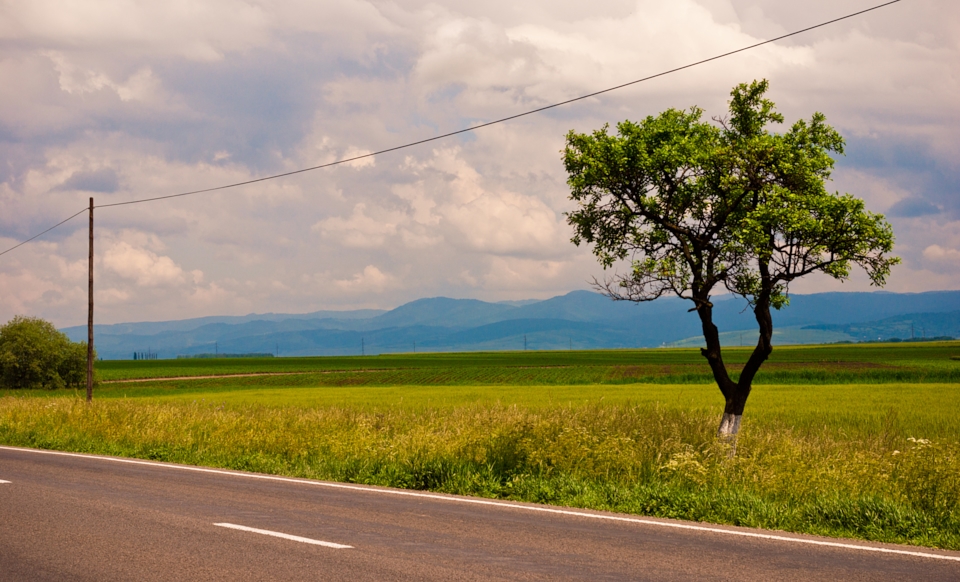 Country road, Romania