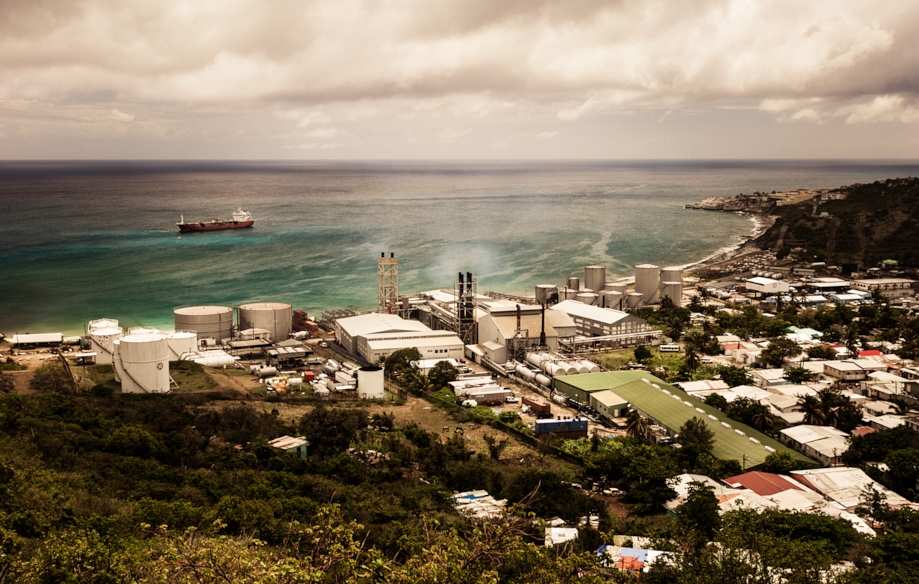 Oil refinery, Saint Martin