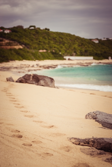 Beach prints, Saint Martin