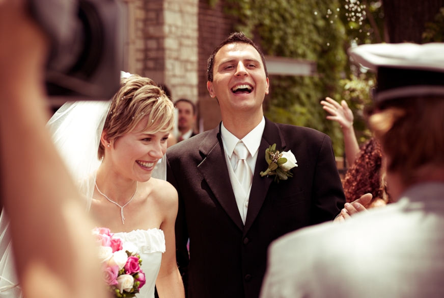 wedding bride & groom